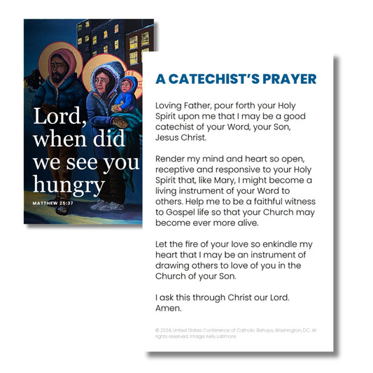 2024 Prayer Card: A Catechist’s Prayer