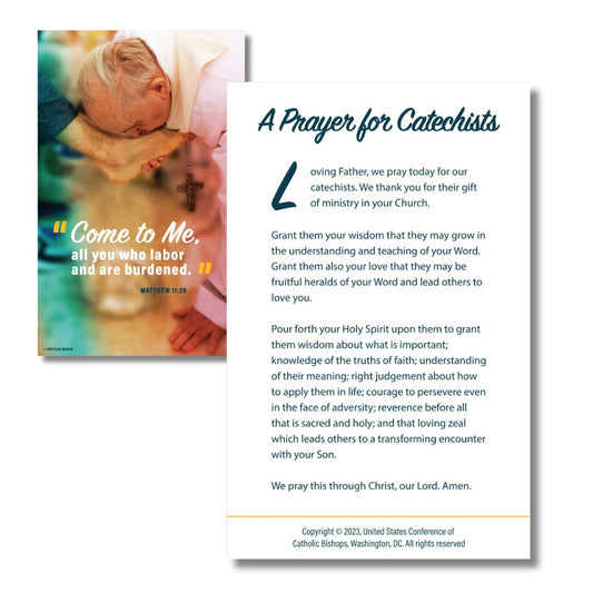 2023 Prayer Card: A Prayer for Catechists